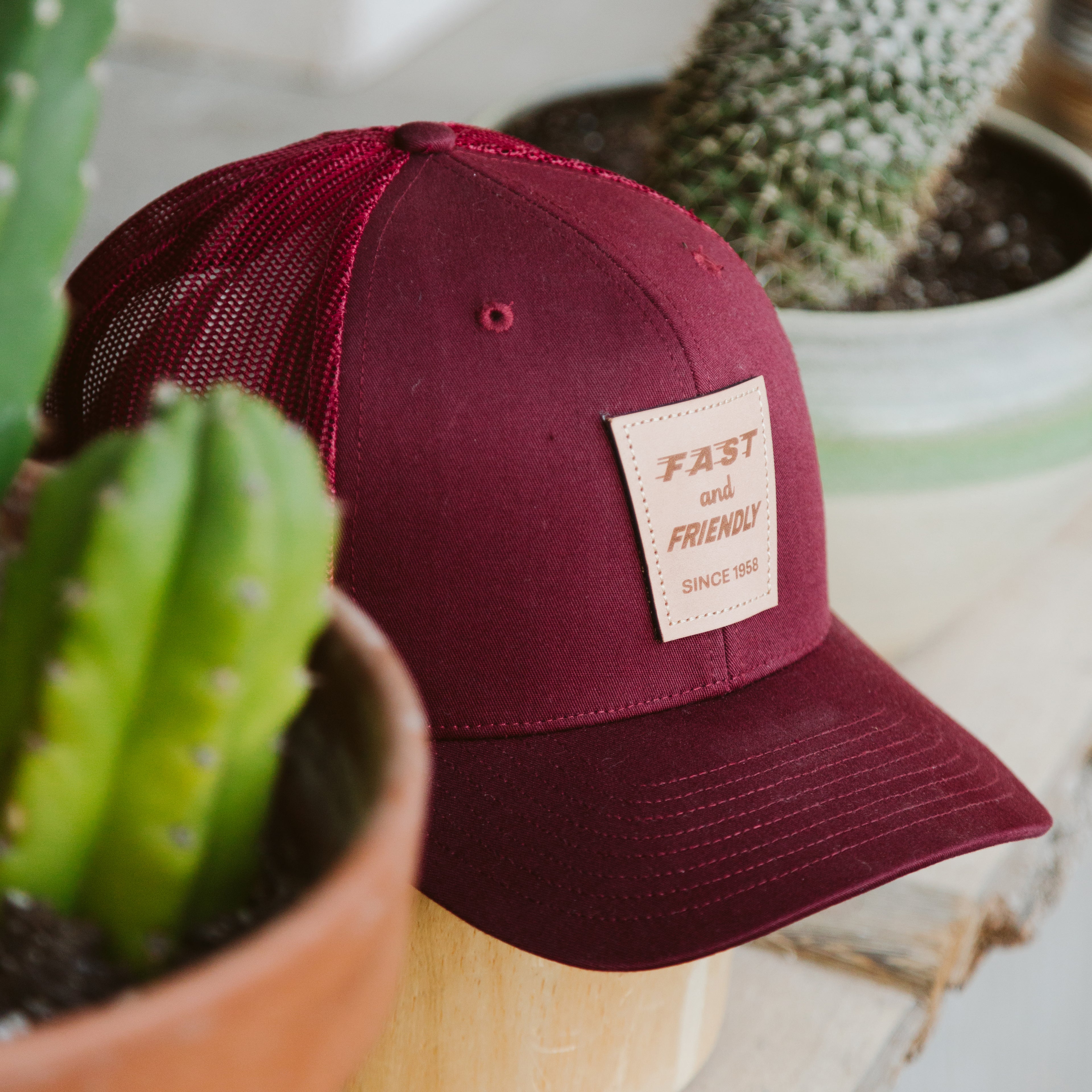 Quik-Trip Fast and Friendly Cardinal Richardson 112 Trucker Hat