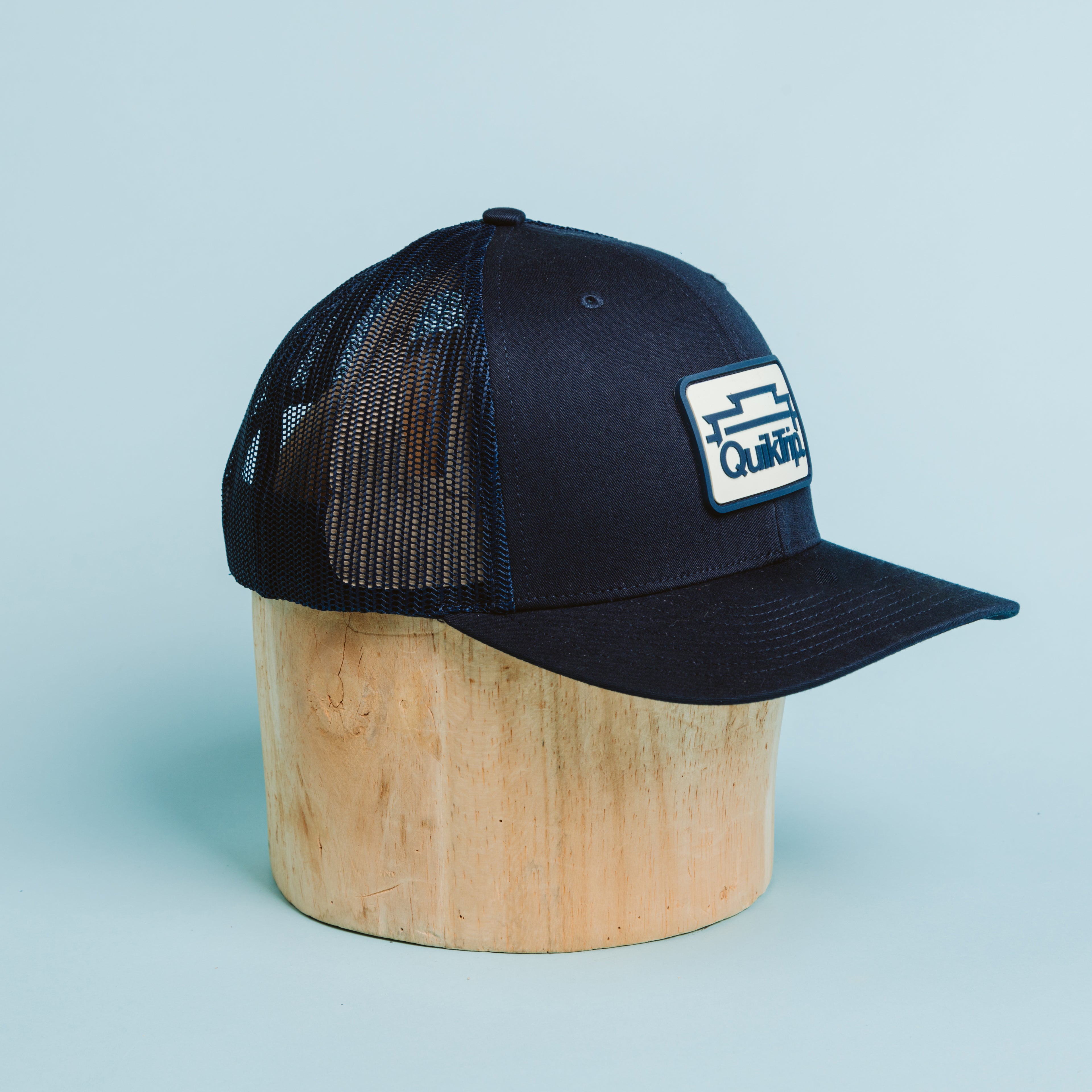 QuikTrip Richardson 112 Navy Rubber Patch Trucker Hat