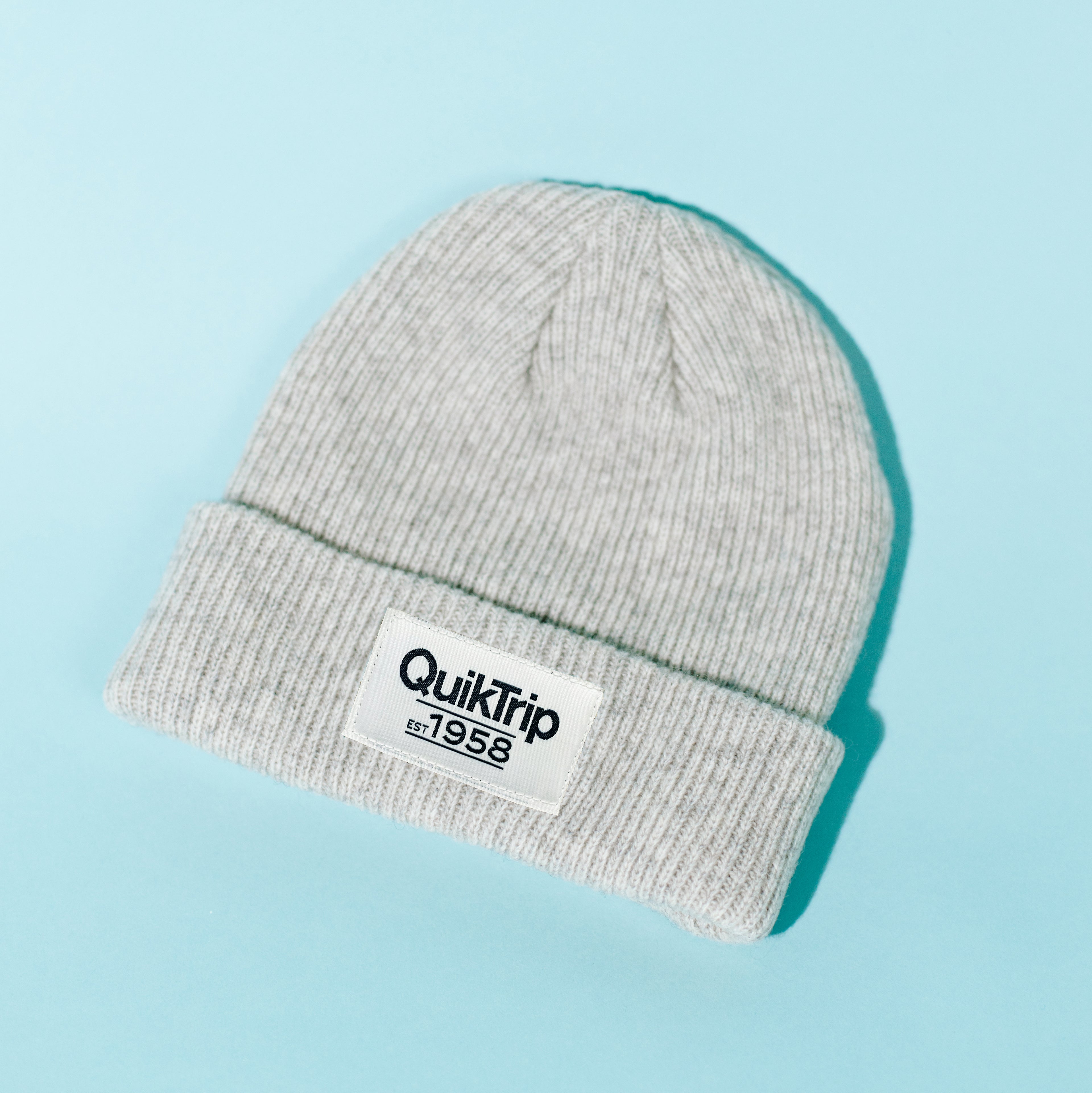 Gray QuikTrip Beanie
