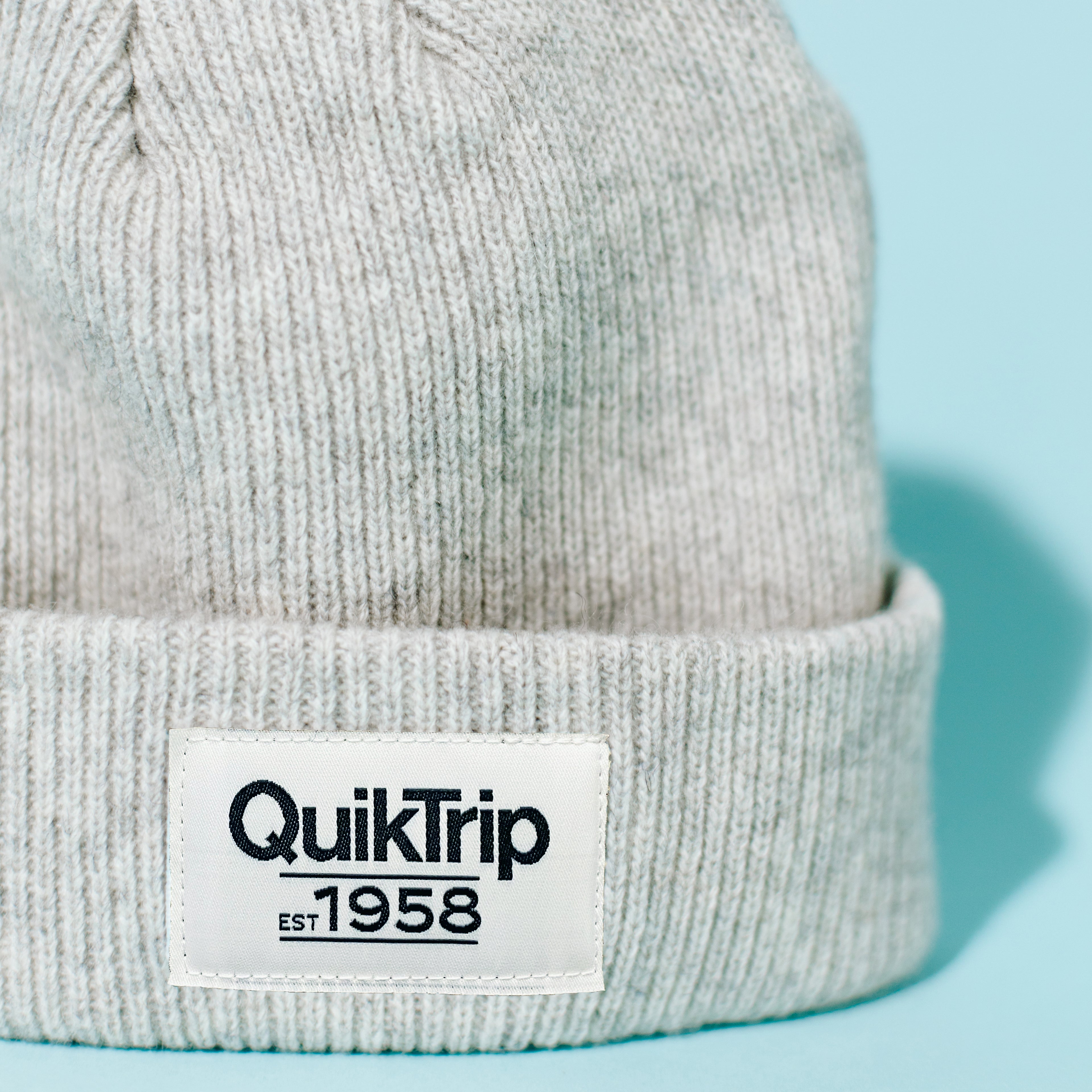 Gray QuikTrip Beanie