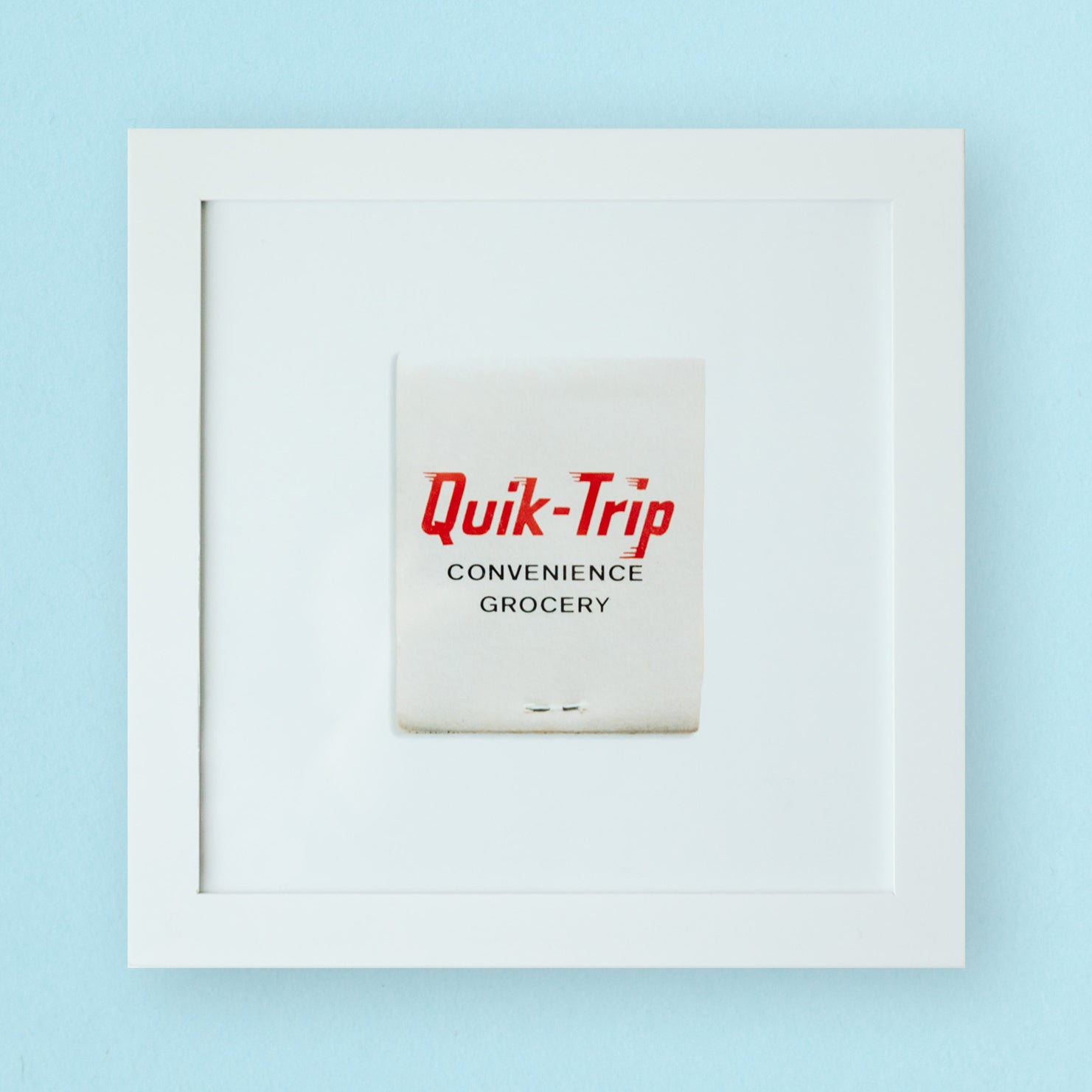 Vintage Quik-Trip Grocery Matchbook Print