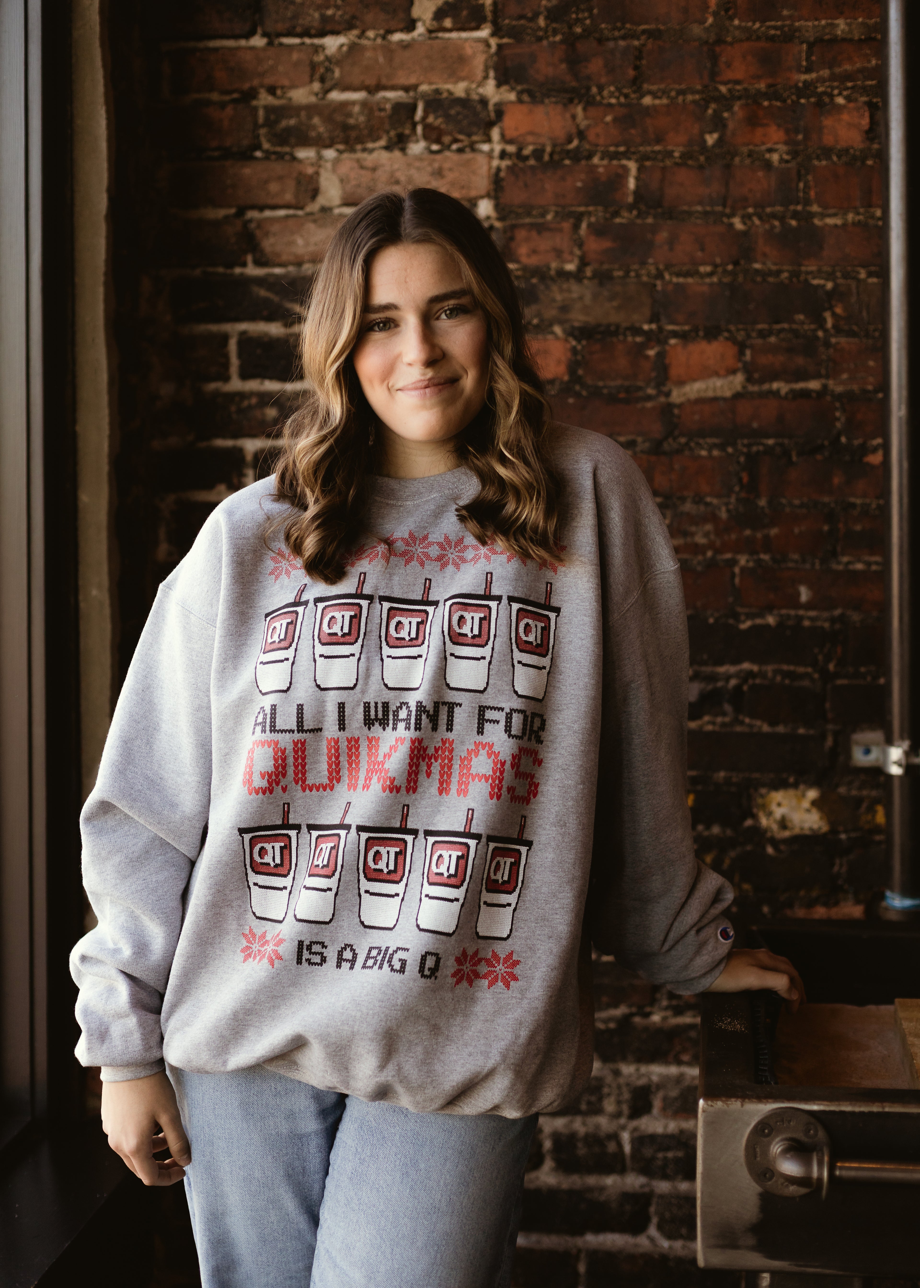 SHIPS BY 12/16 - QT Christmas Holiday Sweatshirt