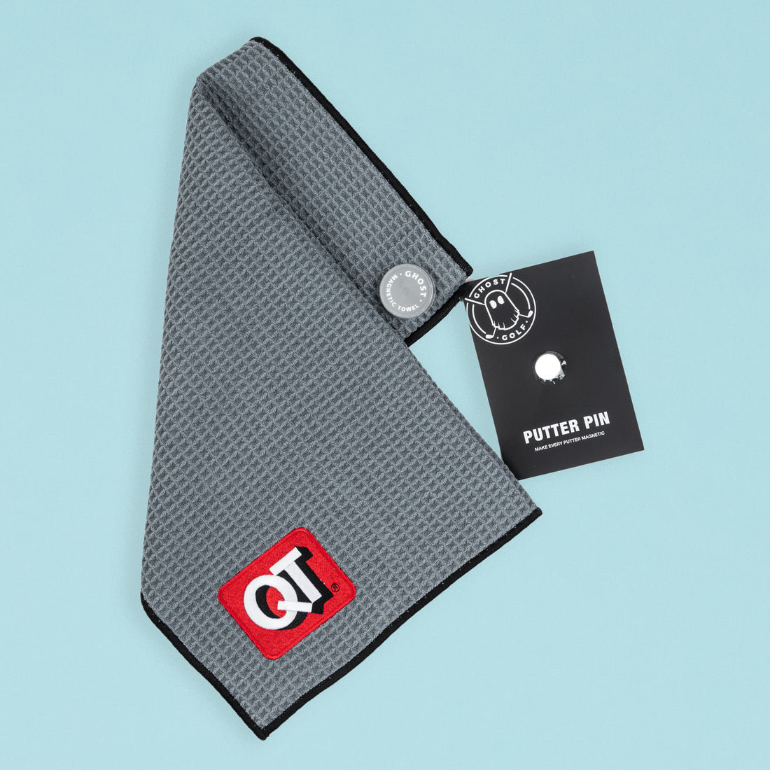 QT Ghost Golf Magnetic Towel