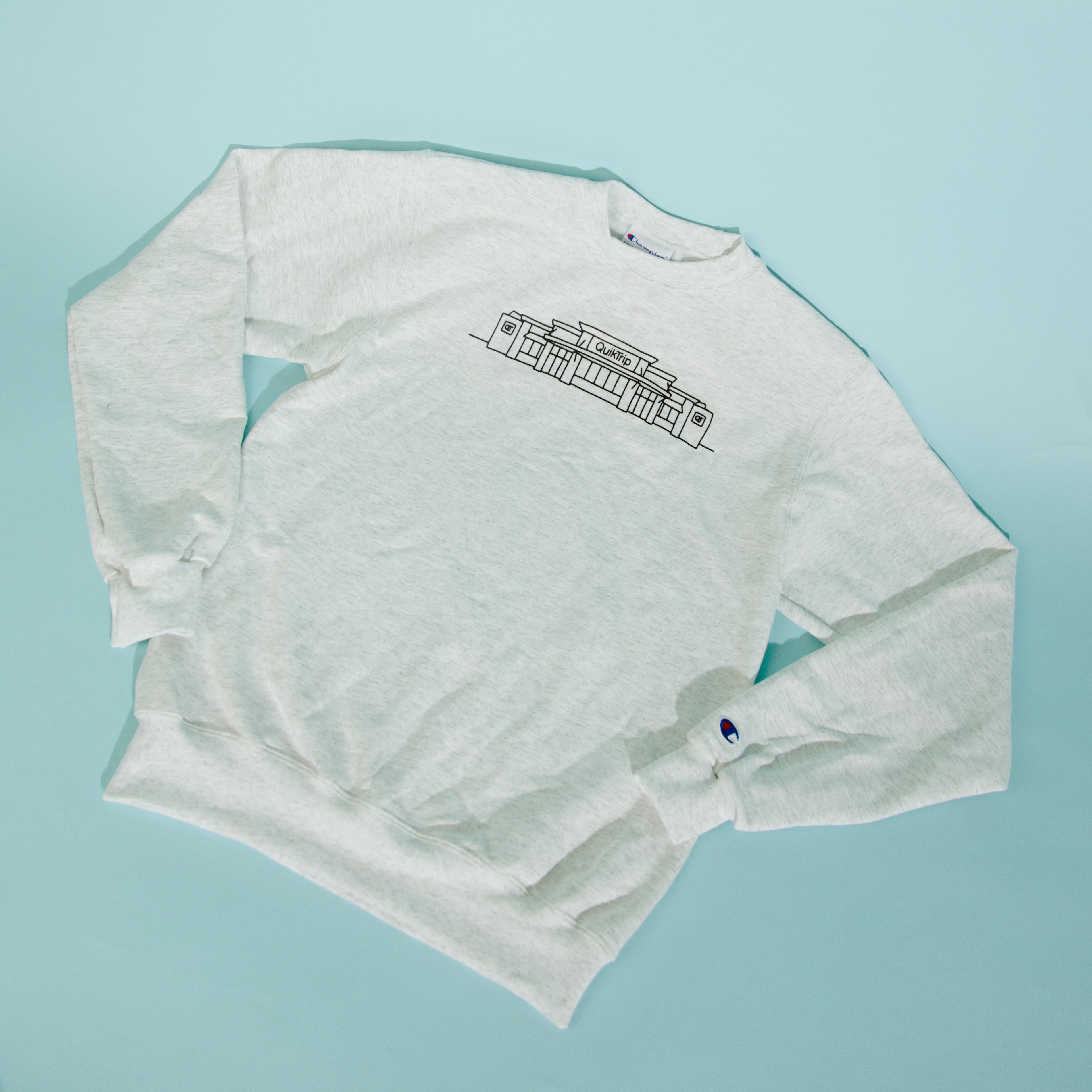 QuikTrip Gray Youth Crewneck Sweatshirt