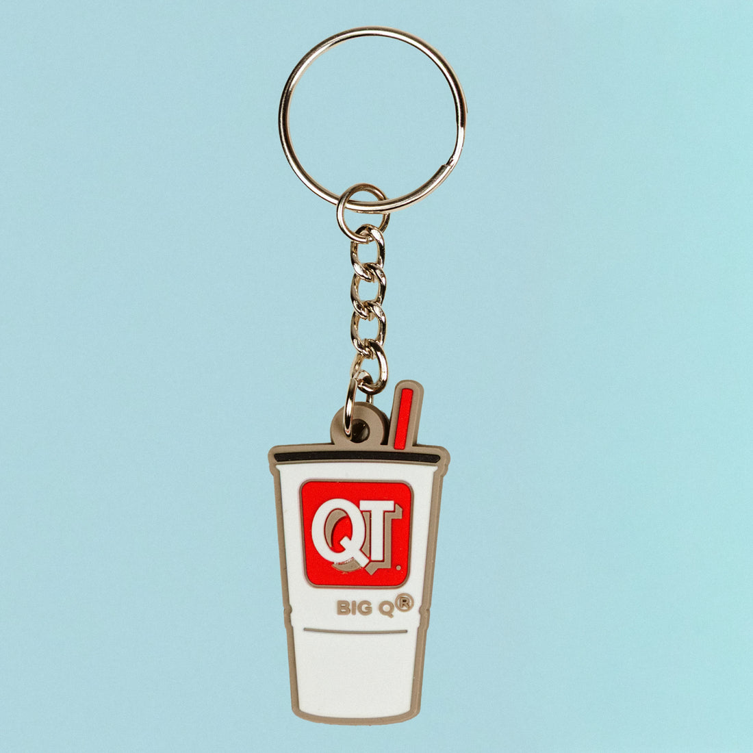 Soft BIG Q Cup Key Chain
