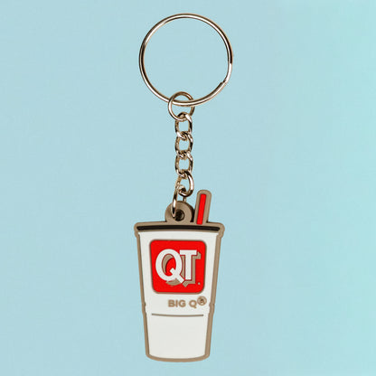 Soft BIG Q Cup Key Chain