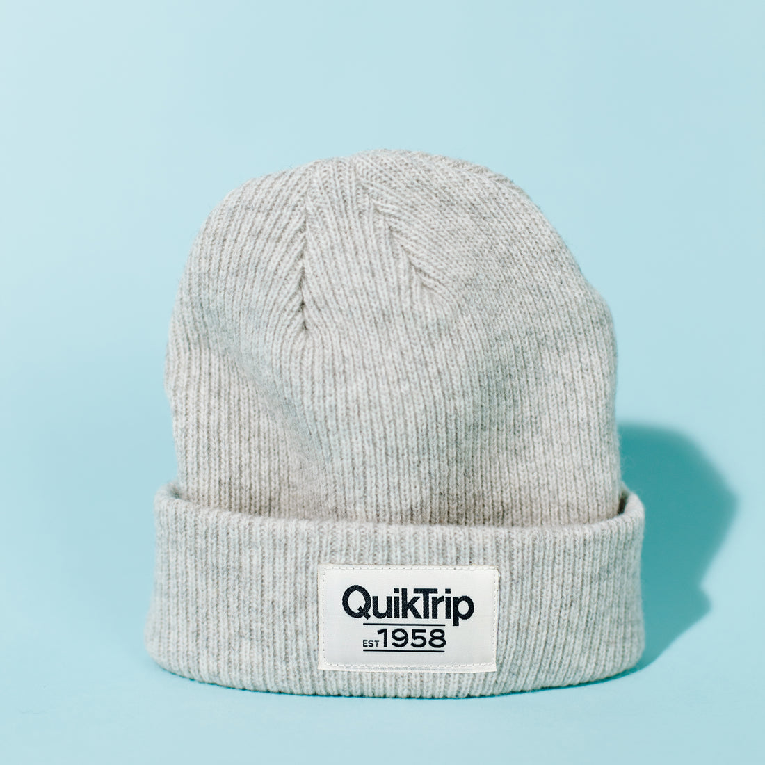 Gray QuikTrip Beanie