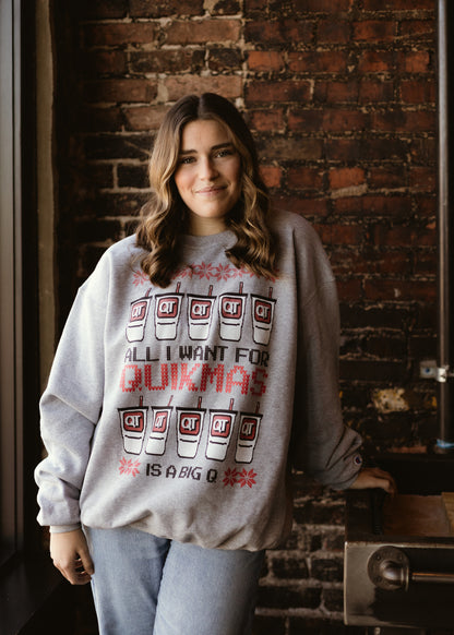 SHIPS BY 12/16 - QT Christmas Holiday Sweatshirt