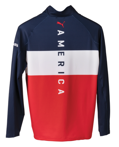 Red/White/Blue Puma Jetstream 1/4 Zip