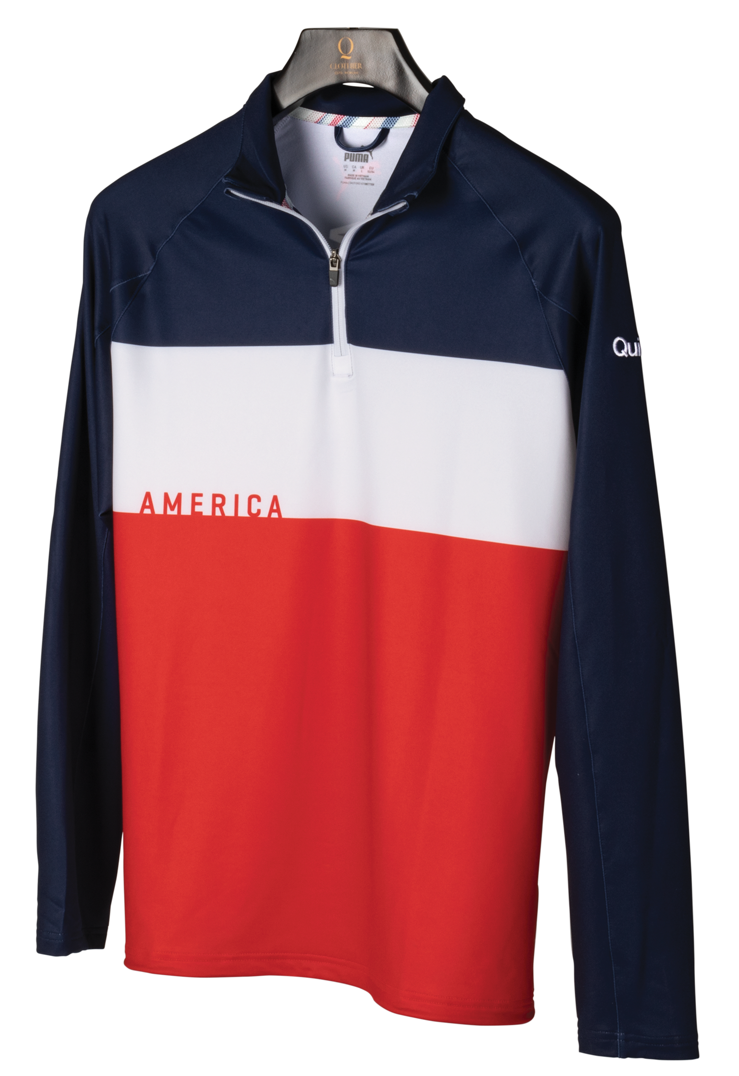 Red/White/Blue Puma Jetstream 1/4 Zip