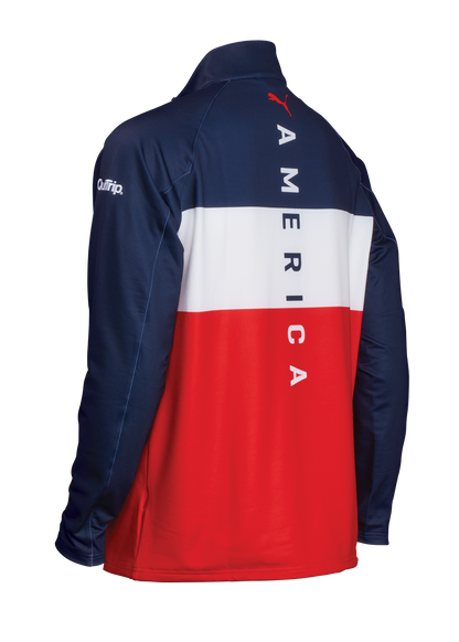 Red/White/Blue Puma Jetstream 1/4 Zip