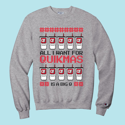 SHIPS BY 12/16 - QT Christmas Holiday Sweatshirt