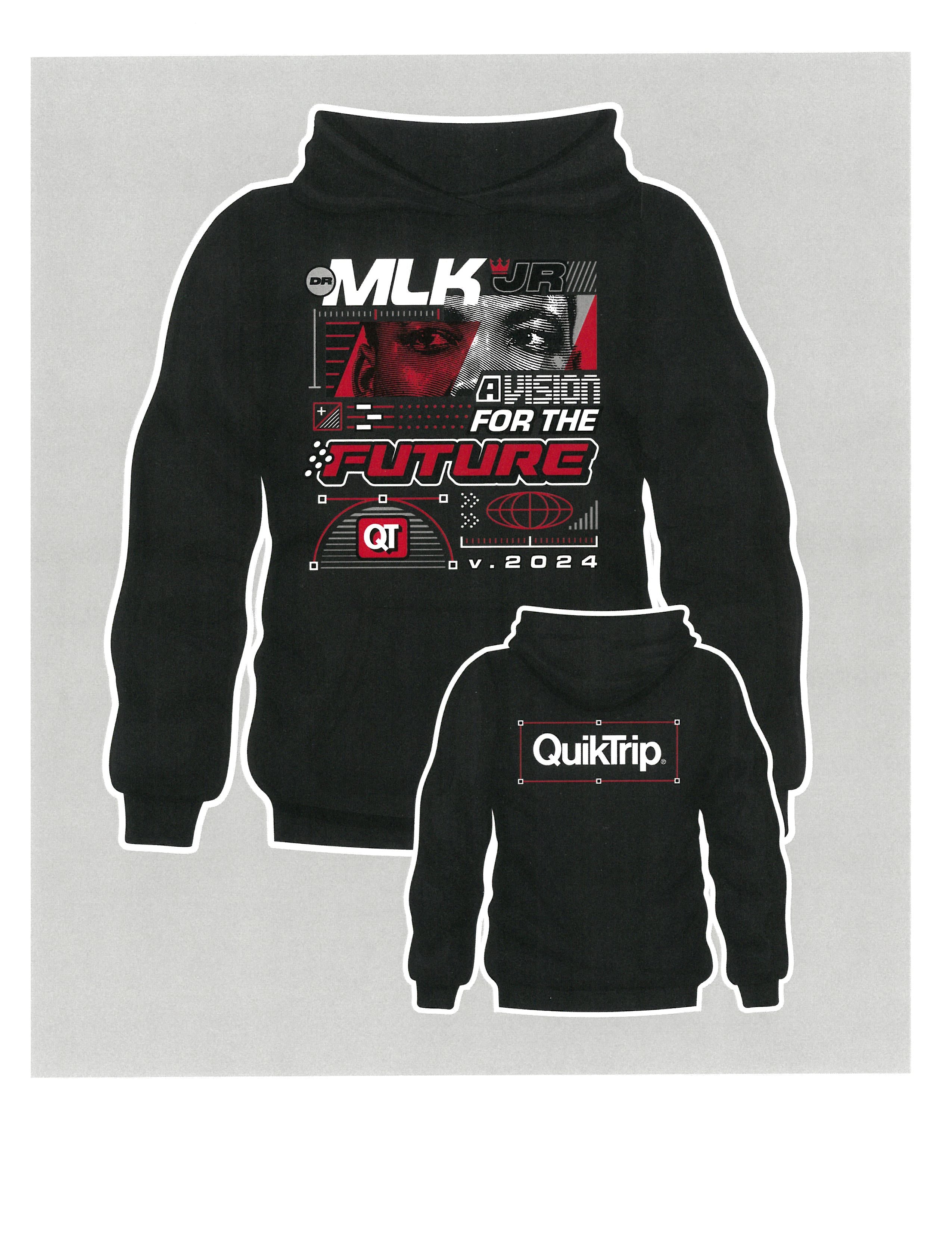 MLK Youth Black Hoodie