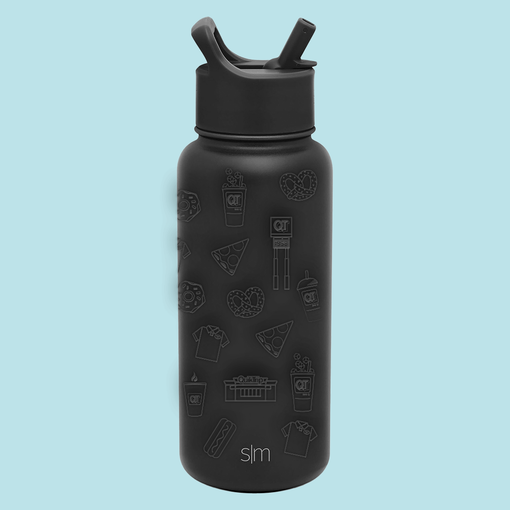 Simple Modern Black 32oz Summit Bottle
