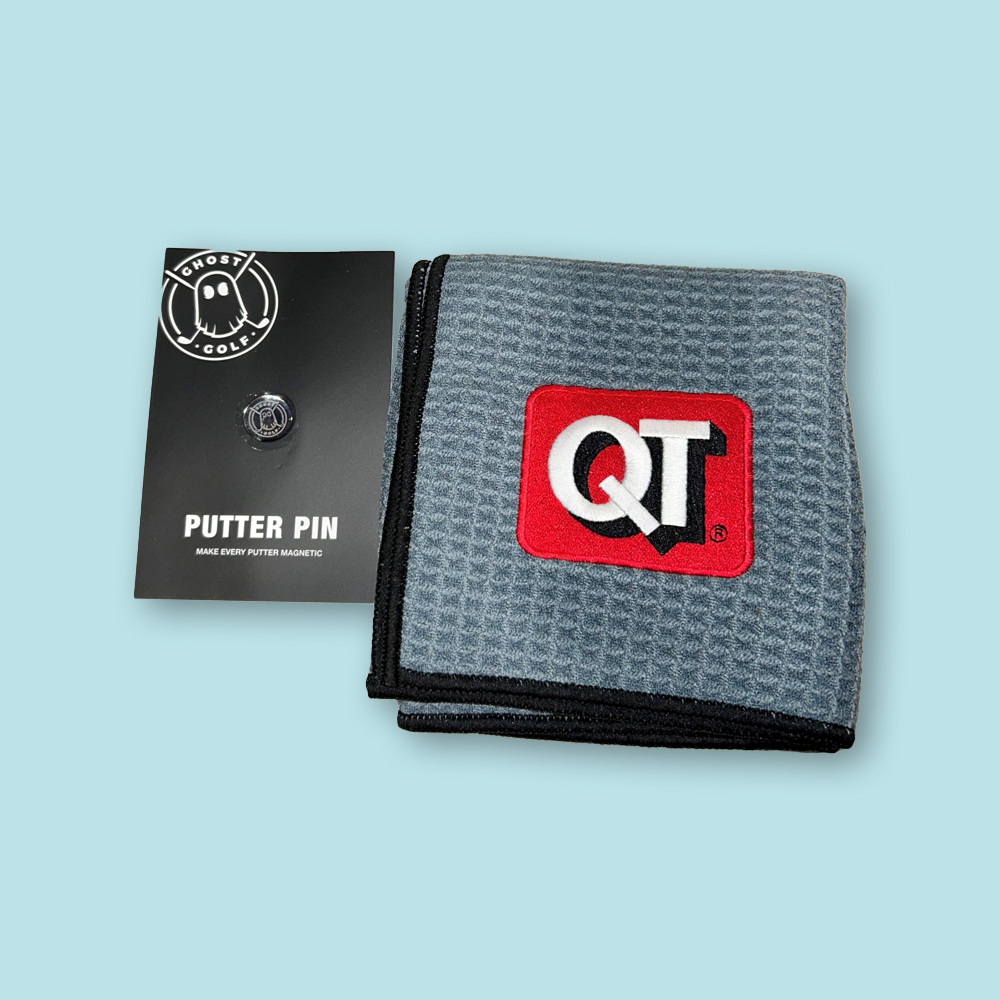 QT Ghost Golf Magnetic Towel