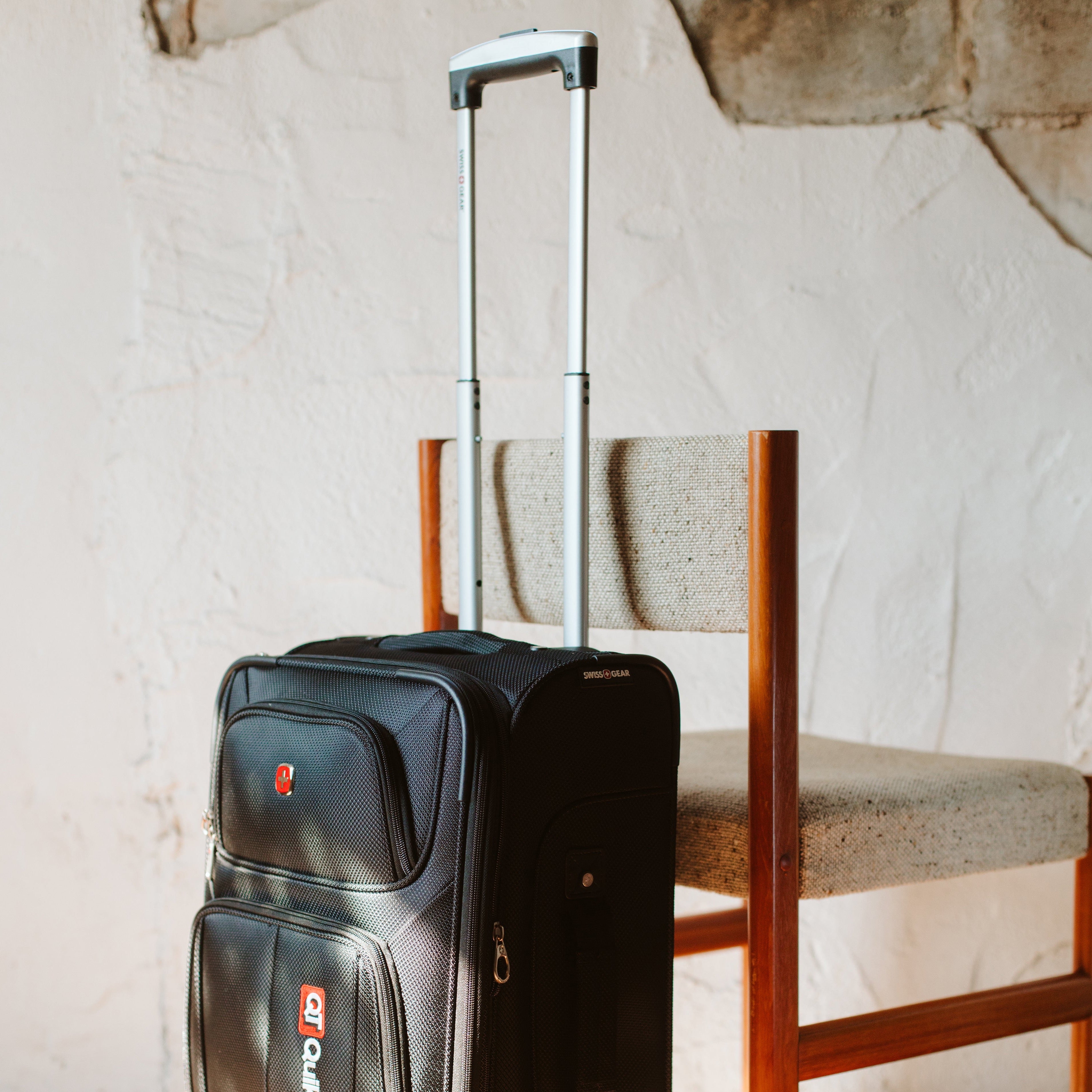 QuikTrip Black Swissgear Carry-On Luggage